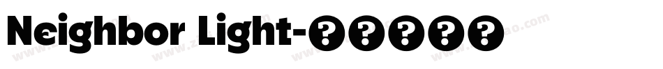 Neighbor Light字体转换